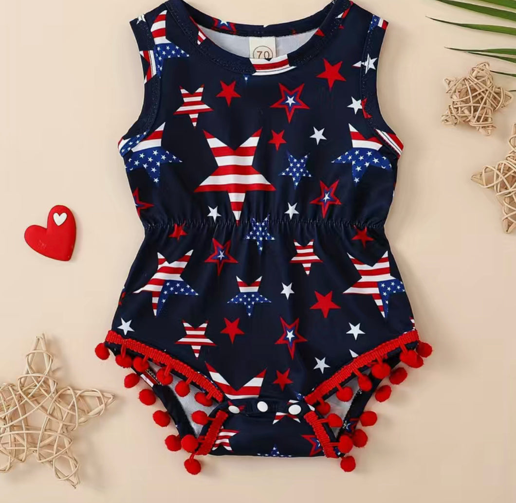 Stars And Stripes Romper